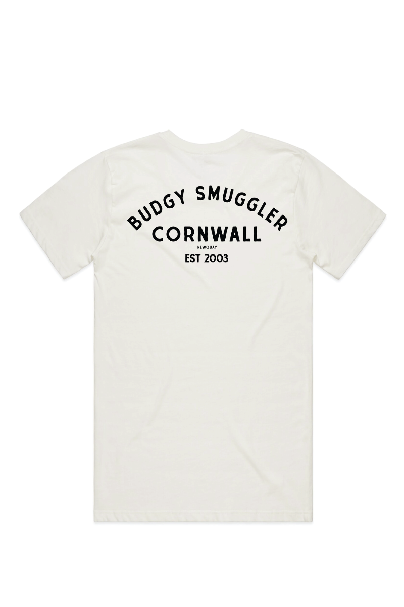 Budgy Cornwall Tee in White