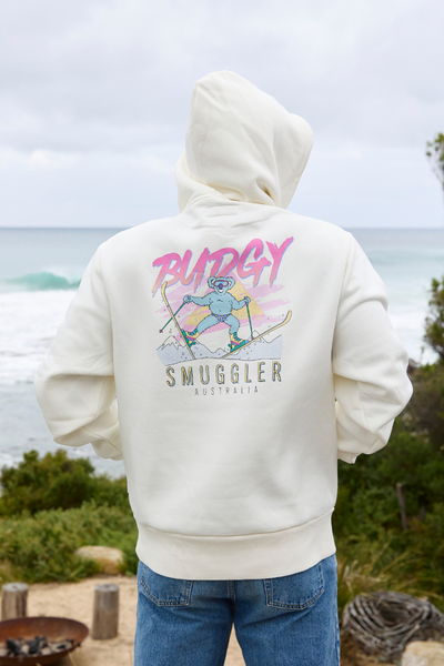 Hoodie in Cream Koala Ski
