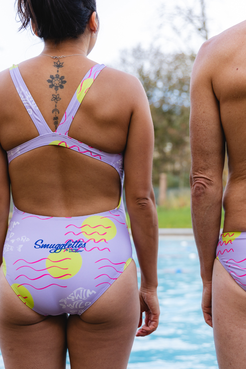Thick Strap Racer in Swim Wild and Free