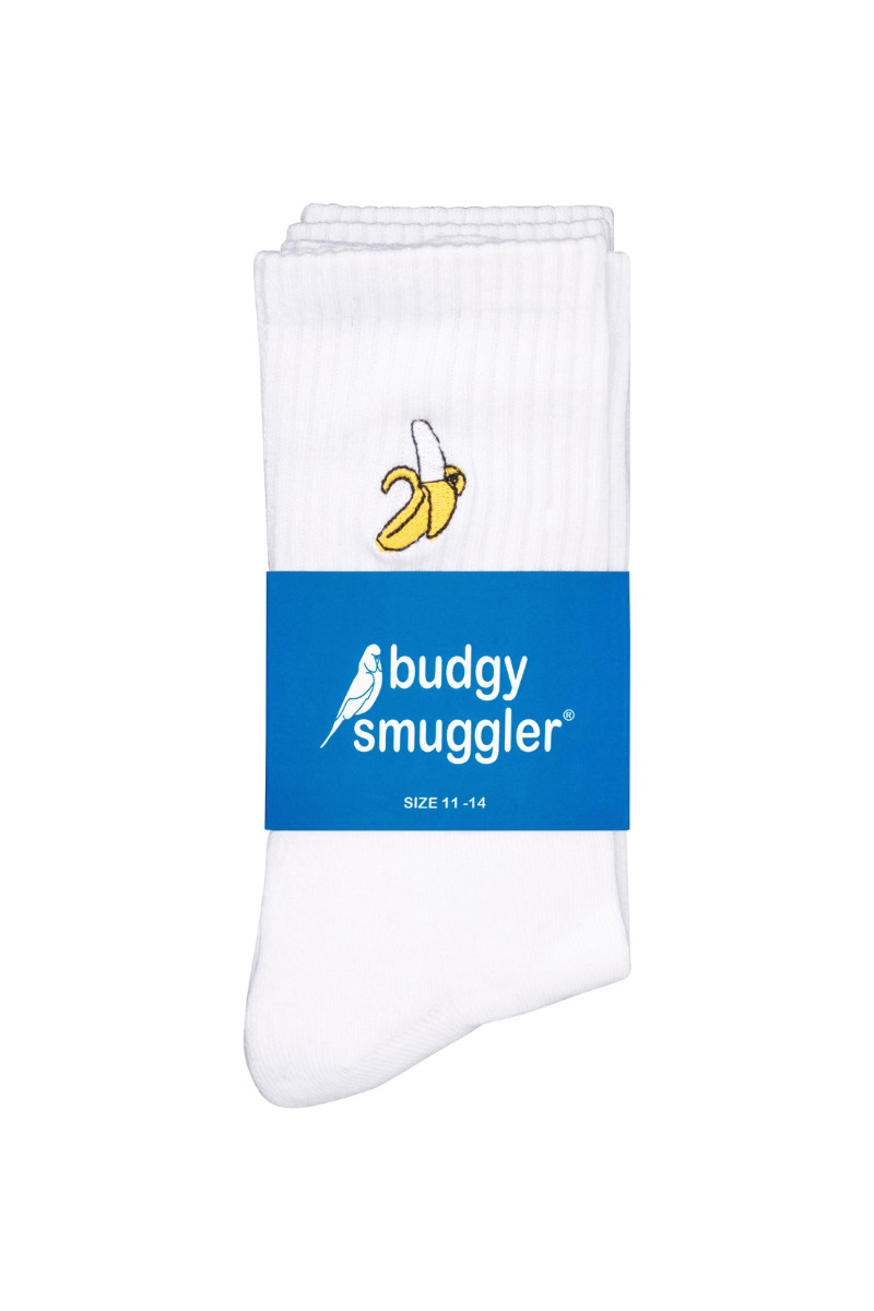 Banana Budgy Crew Socks