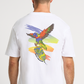 White Tee with Lorikeet