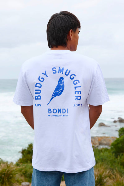 Lightweight White Tee in Bondi Store 26