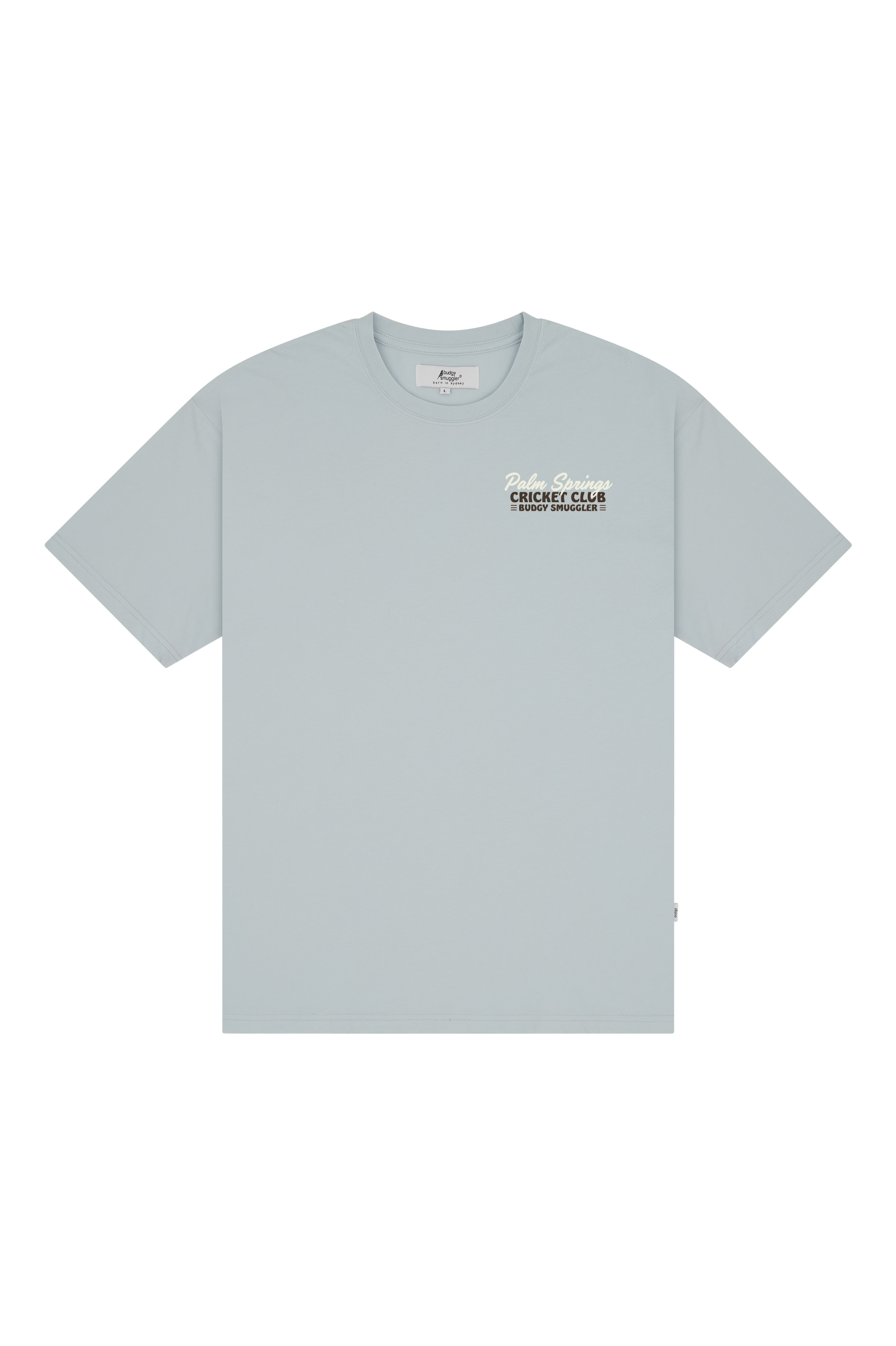 Lightweight Light Blue Tee with Palm Springs Cricket Club