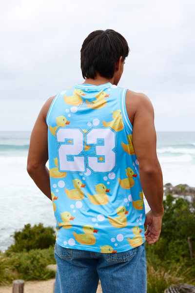 Basketball Vest in Rubber Ducks