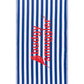 Double Sided Towel in Sailor Stripe | Large Logo