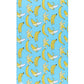 Double Sided Towel in Blue Bananas | Small Logo