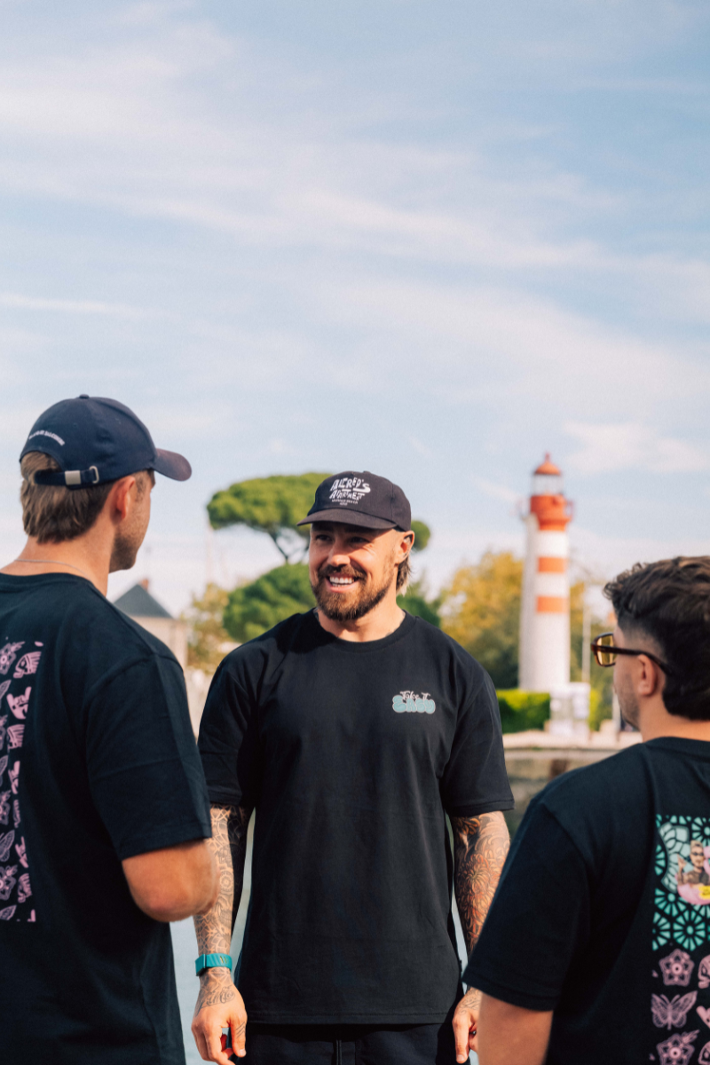 Black Tee with Jack Nowell 'Take it Easy'