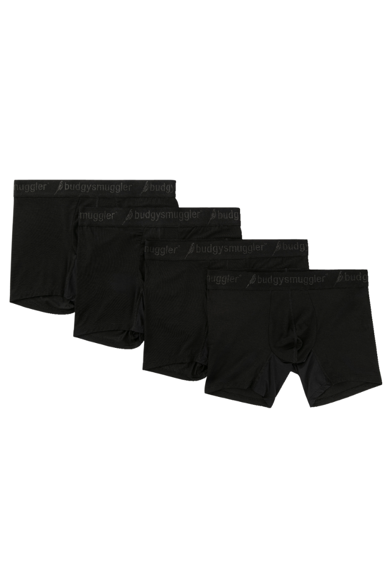Premium Underwear (2.0) in Black 4 Pack