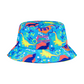 Bucket Hat 2.0 in Blue Dinosaurs