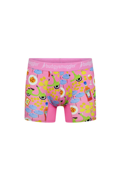 Men's Underwear Trunks in Pink Amalfi