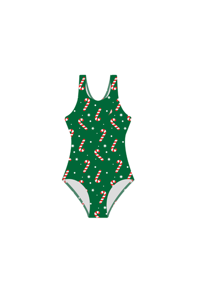 Girls One Piece in Budgy Christmas 2025