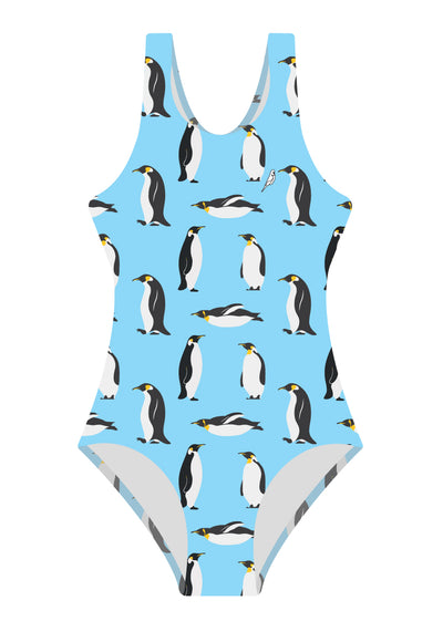 Girls One Piece in Antarctic Tuxedo