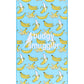 Gym Towel in Blue Bananas