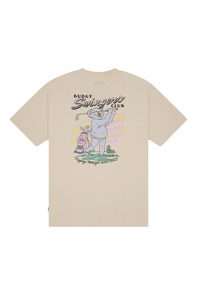 Heavyweight Cream Tee in Swingers Club