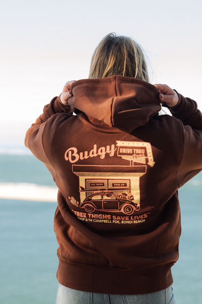 Hoodie in Brown Bondi Store