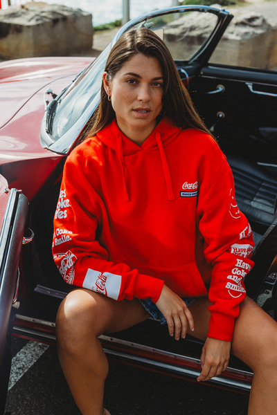Hoodie in Coca Cola