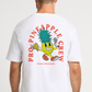 White Tee with Pro~Pineapple Crew