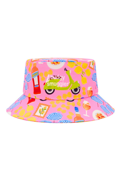 Bucket Hat 2.0 in Pink Amalfi