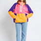 Retro Polar Fleece in Pink & Purple