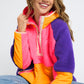 Retro Polar Fleece in Pink & Purple