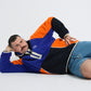 Retro Polar Fleece in Blue & Orange