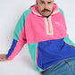 Retro Polar Fleece in Pink & Blue