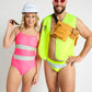 Thin Strap Racer in Pink High Vis