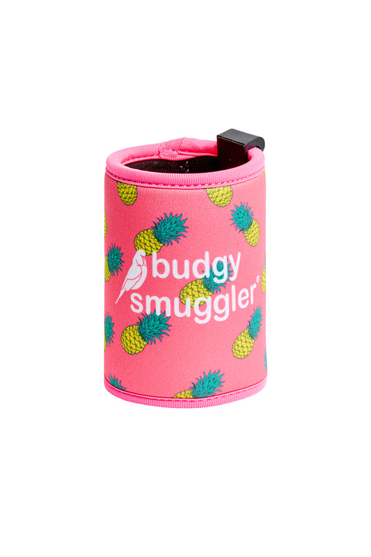 Stubby Holder with Clip in Pineapple