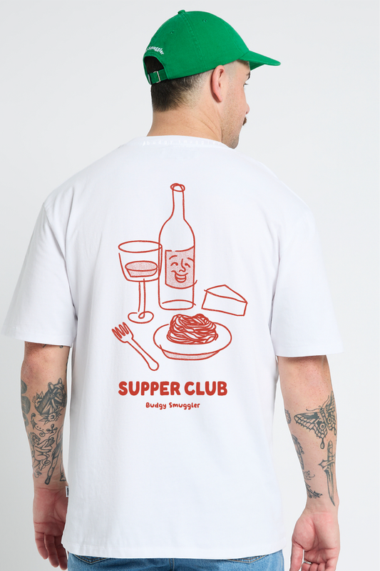 White Tee with Supper Club