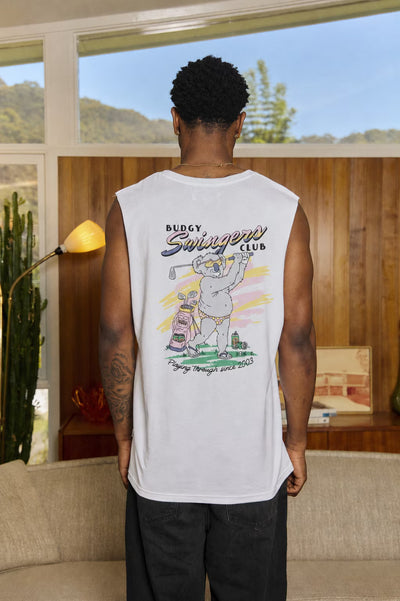White Singlet with Swingers Club