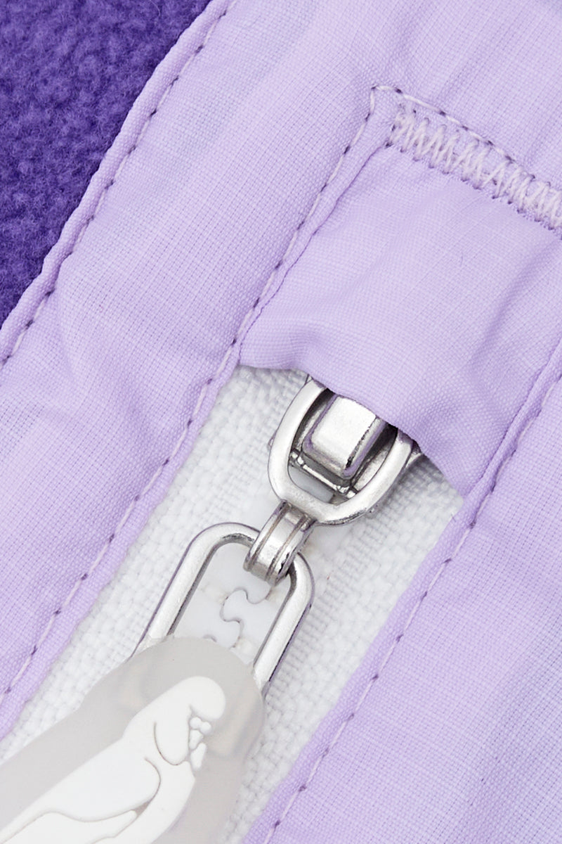 Reversible Fleece In Purple