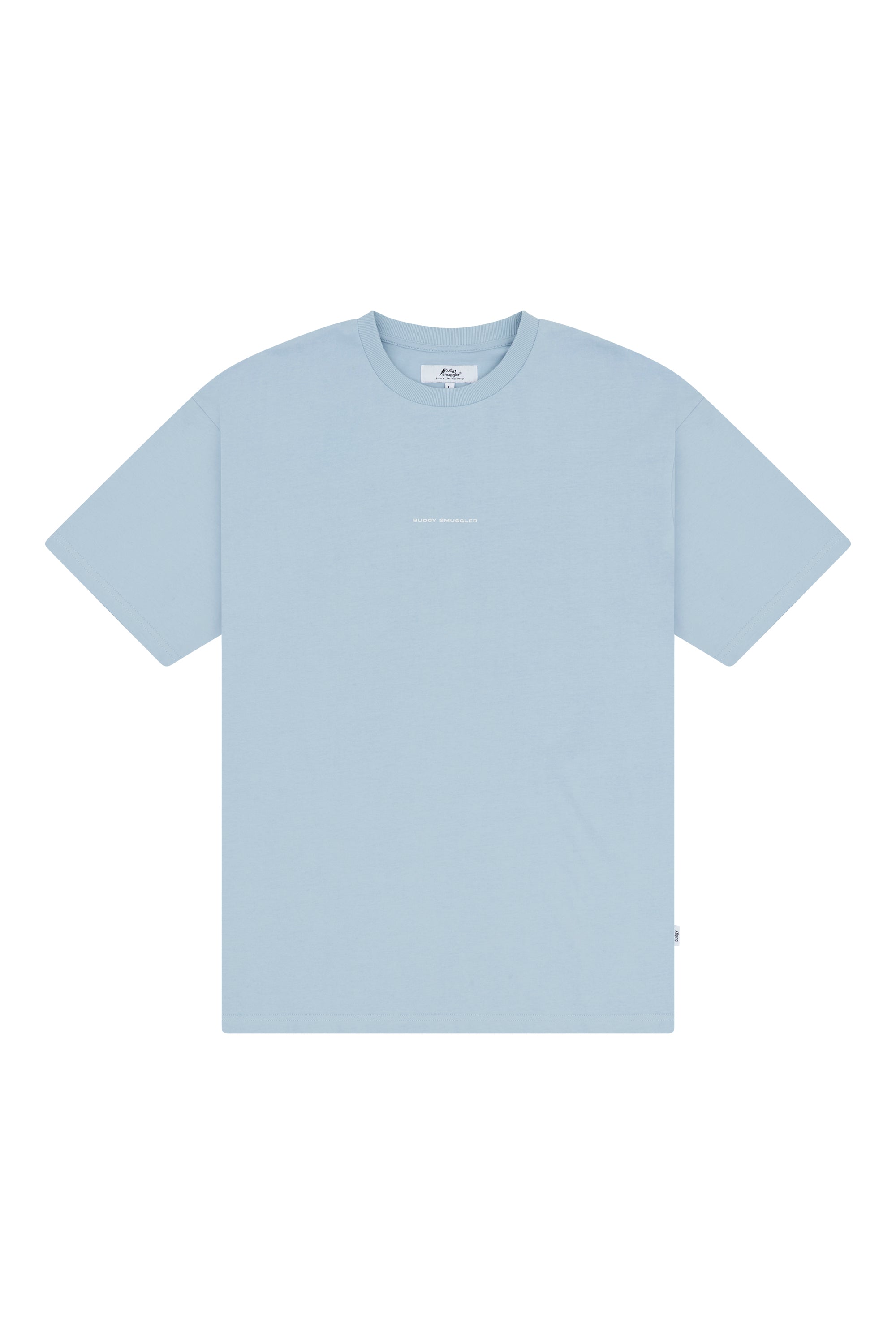 Heavyweight Light Blue Tee in Location