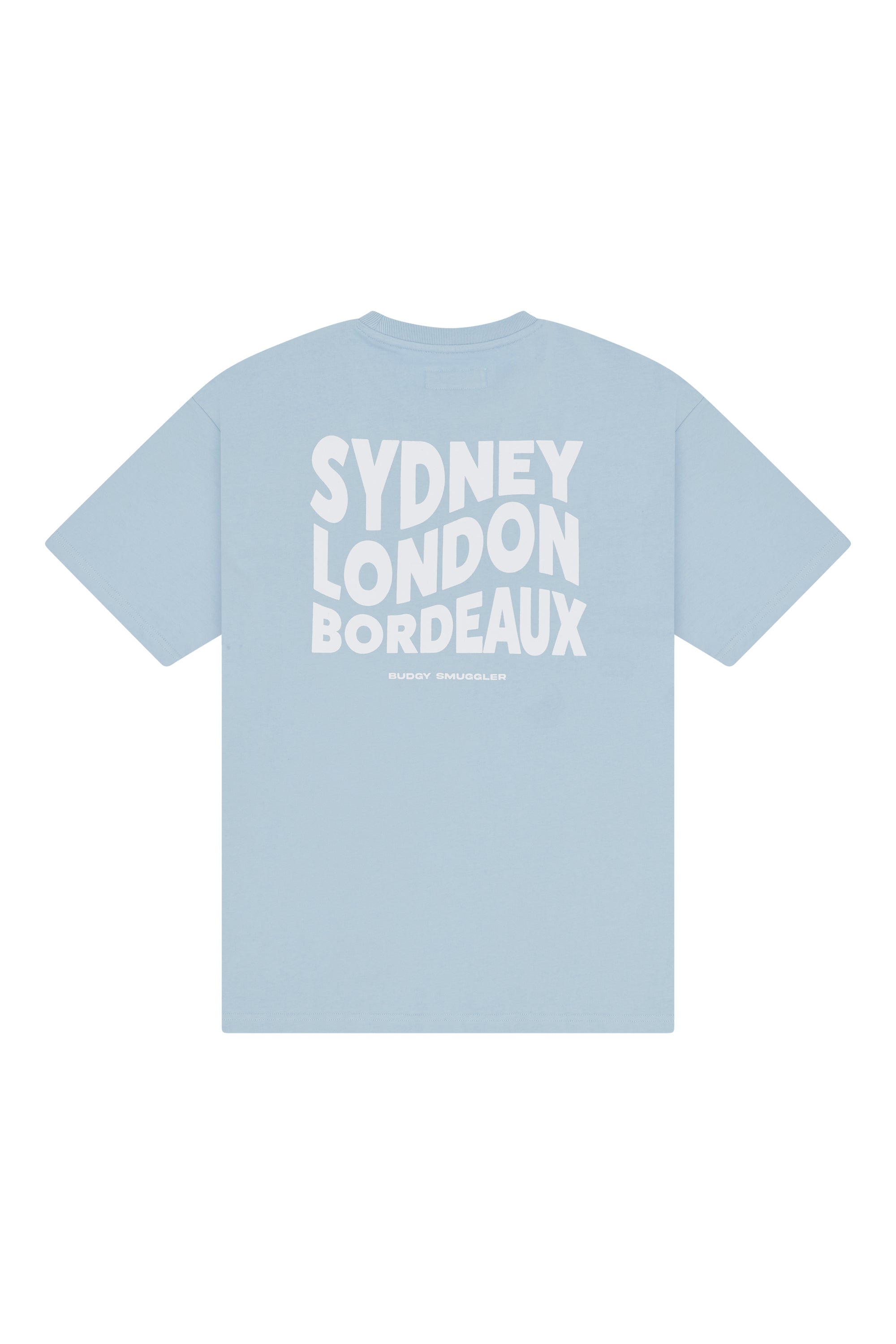 Heavyweight Light Blue Tee in Location