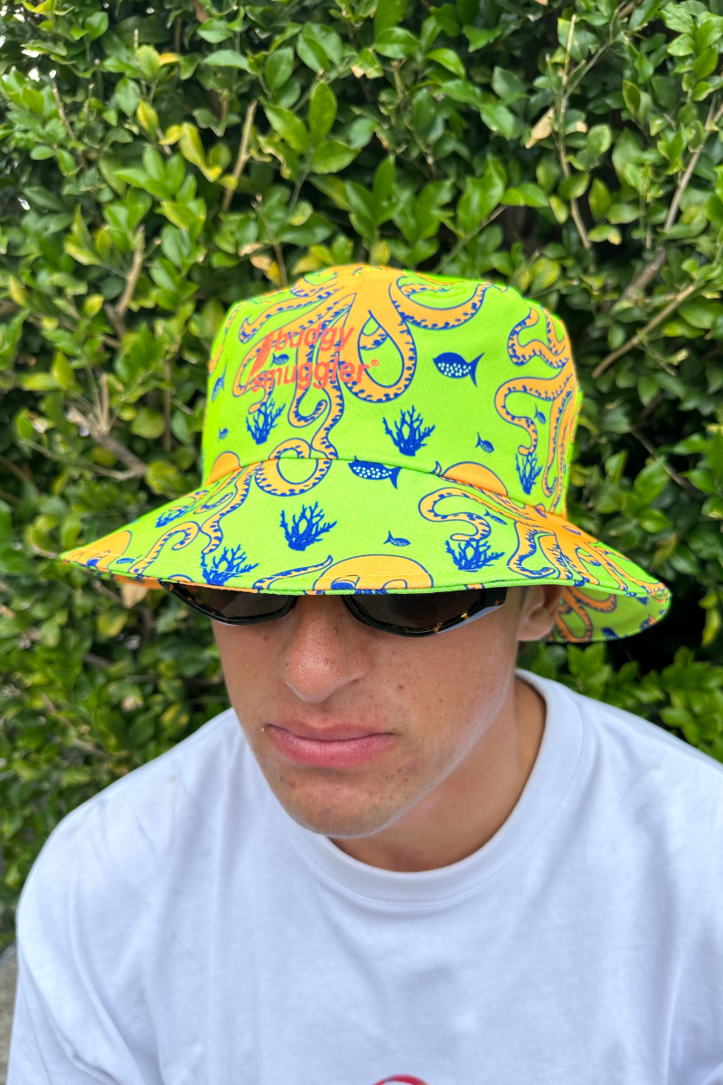 Bucket Hat 2.0 in Octopus Green