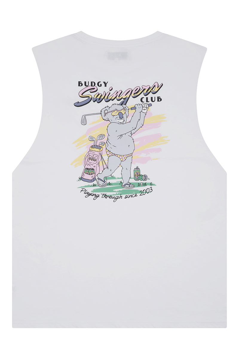 White Singlet with Swingers Club