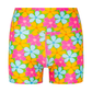 Booty Shorts in Fluro Flowers