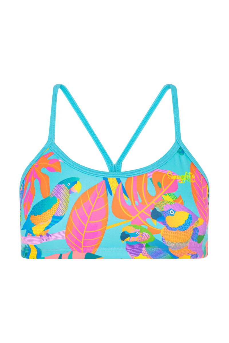Freshwater Top in Techno Parrots