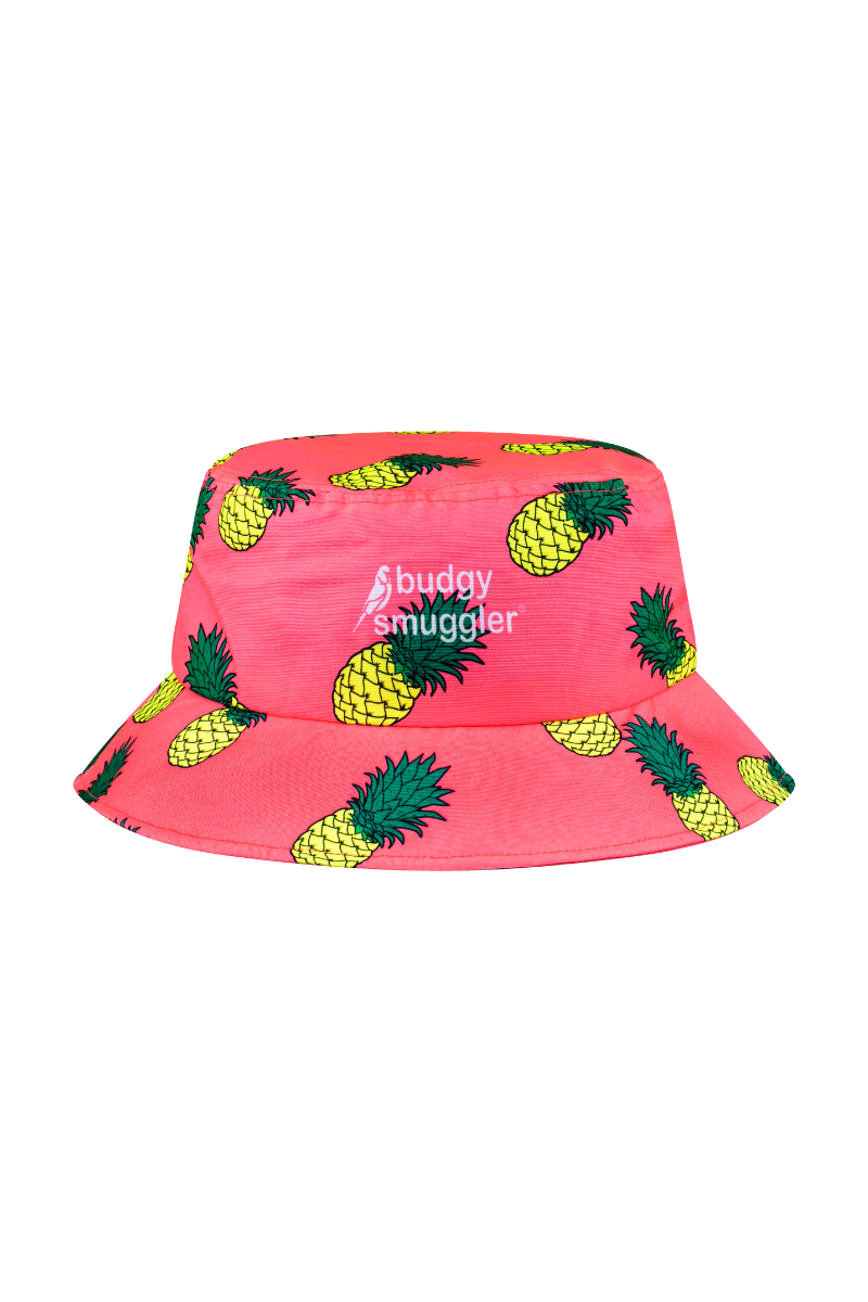 Bucket Hat 2.0 in Pink Pineapple