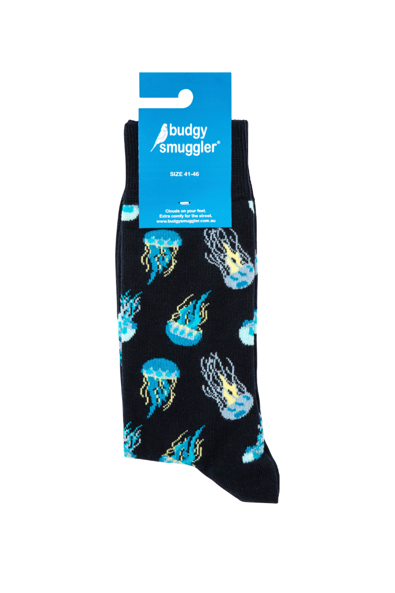 Budgy Socks in Jellyfish