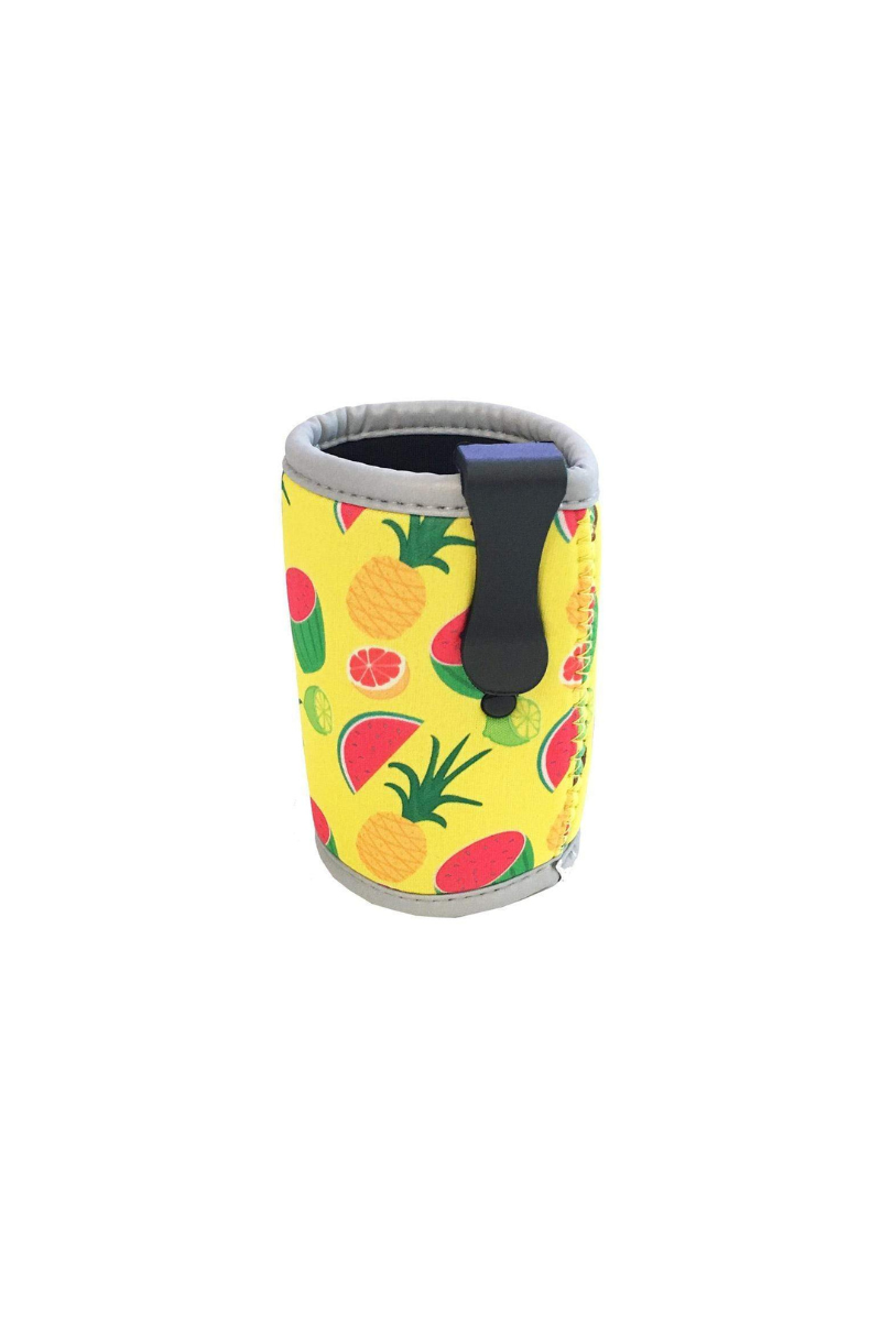 Stubby Holder with Clip in Fruit Salad