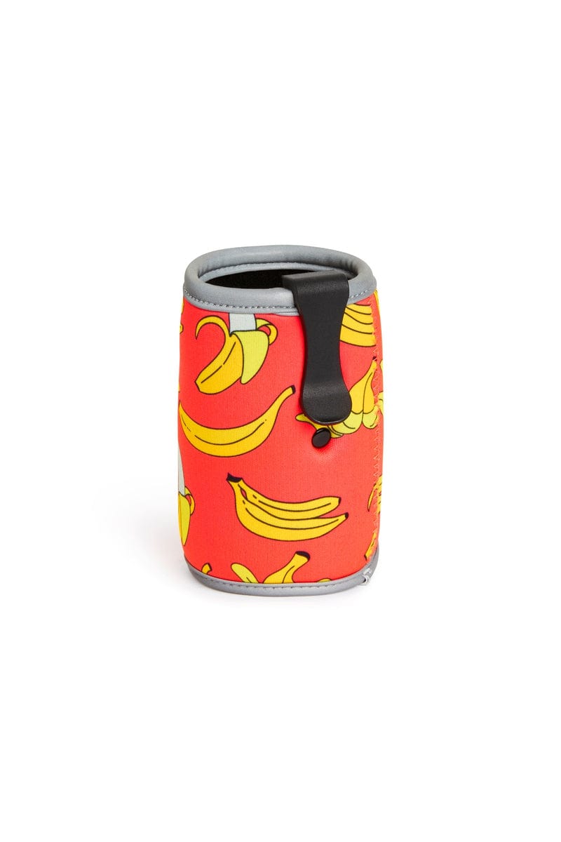 Stubby Holder with Clip in Cool Bananas