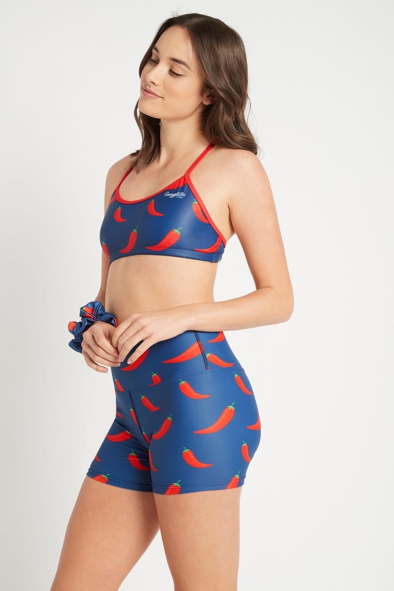 WOMENS ACTIVEWEAR, CHILLI DESIGN BOOTY SHORTS