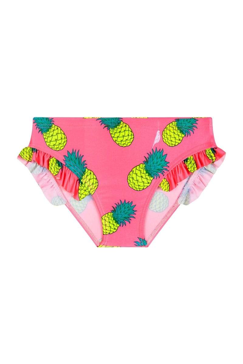 Girls Frill Bottoms in Pink Pineapple