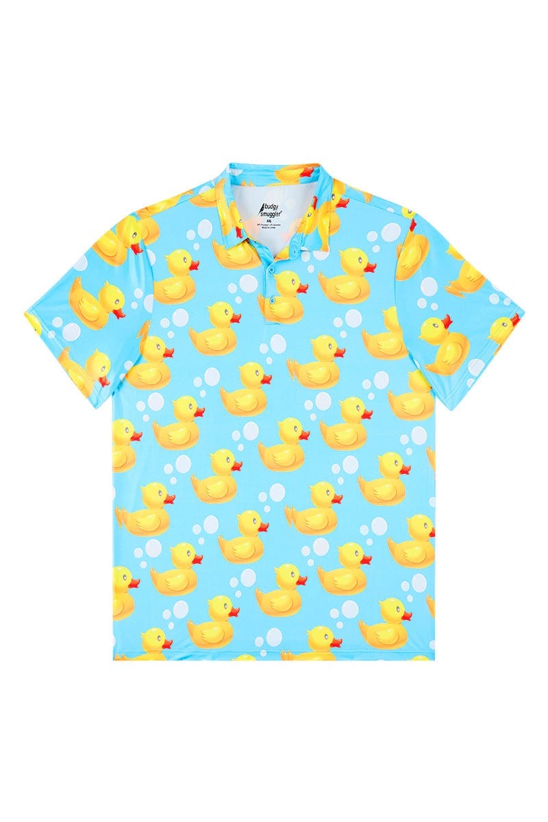 MENS APPAREL | GOLF POLO IN RUBBER DUCK PRINT | BUDGY SMUGGLER UK ...
