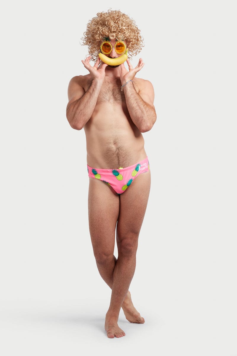 Mens pink speedo on sale swimwear