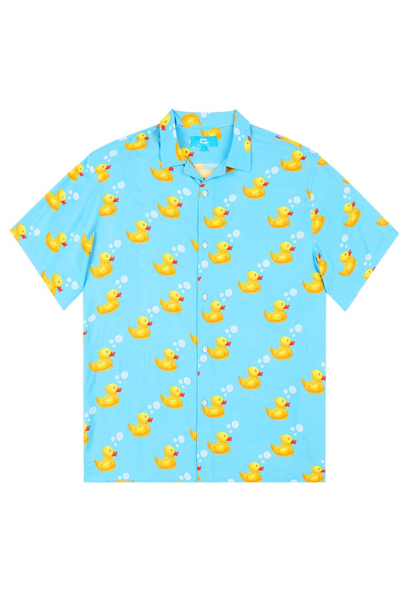 Hawaiian Party Shirt in Rubber Duck