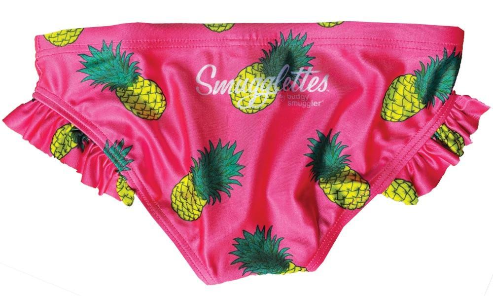 Girls Frill Bottoms in Pink Pineapple
