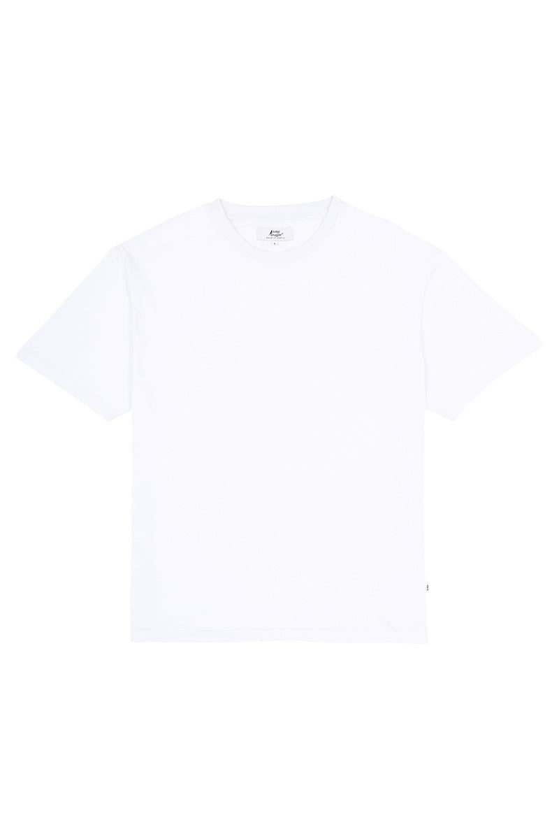 White Staple Tee