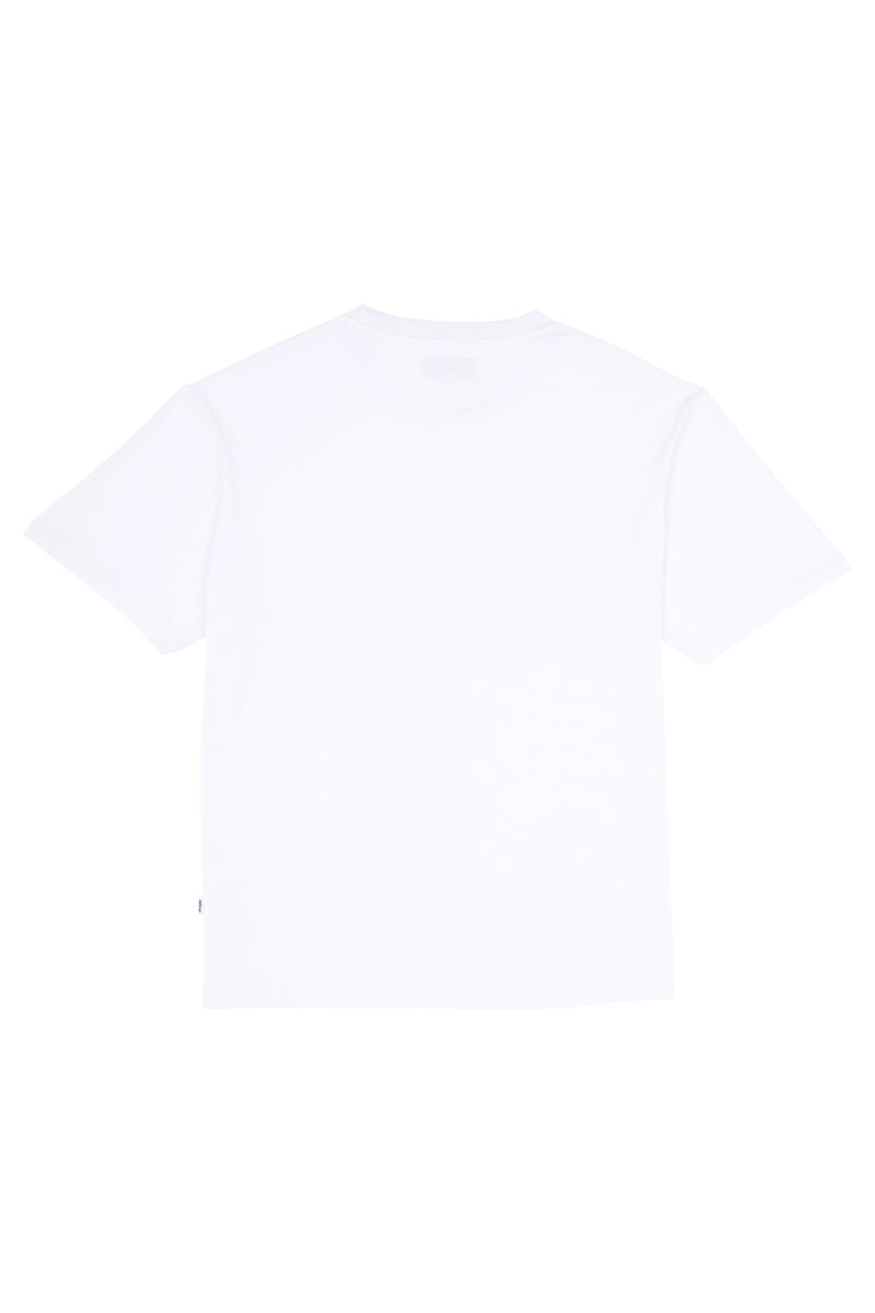 White Staple Tee