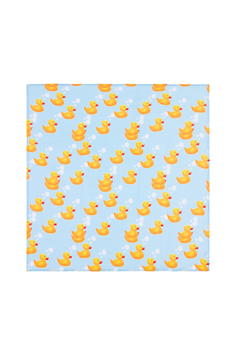 Muslin Swaddle in Rubber Ducks